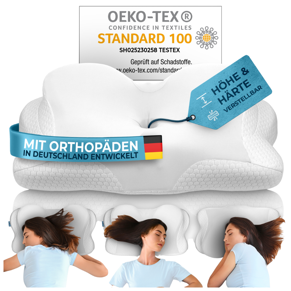Orthopädisches Kissen - Weiß (Allrounder)