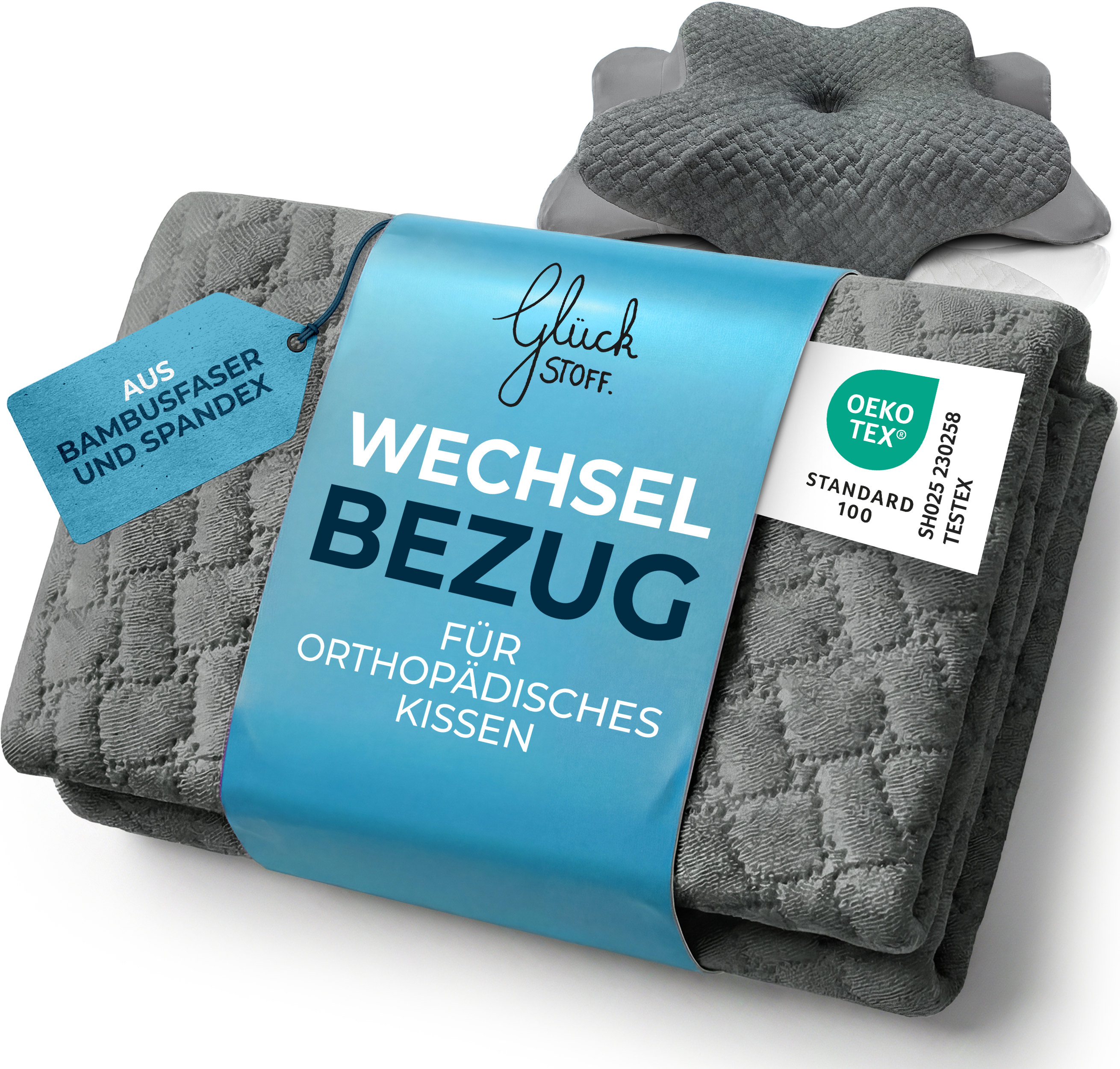 Kissenbezug Grau #Farbe_Grau,Farbe_Grau (Ergo)