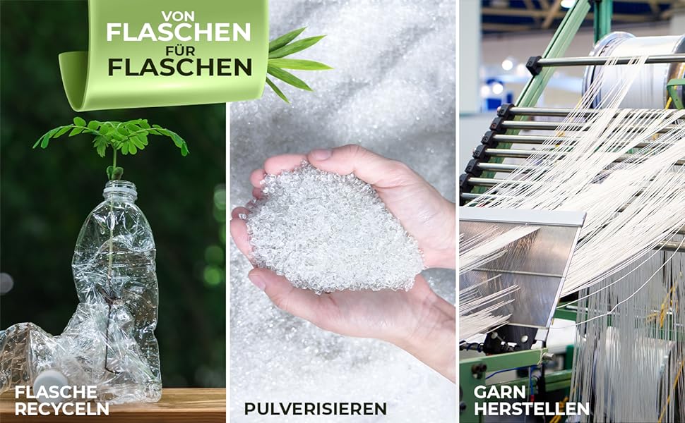 Pfandflaschen Aufbewahrung [inkl. XXL Tragetasche] - Grau