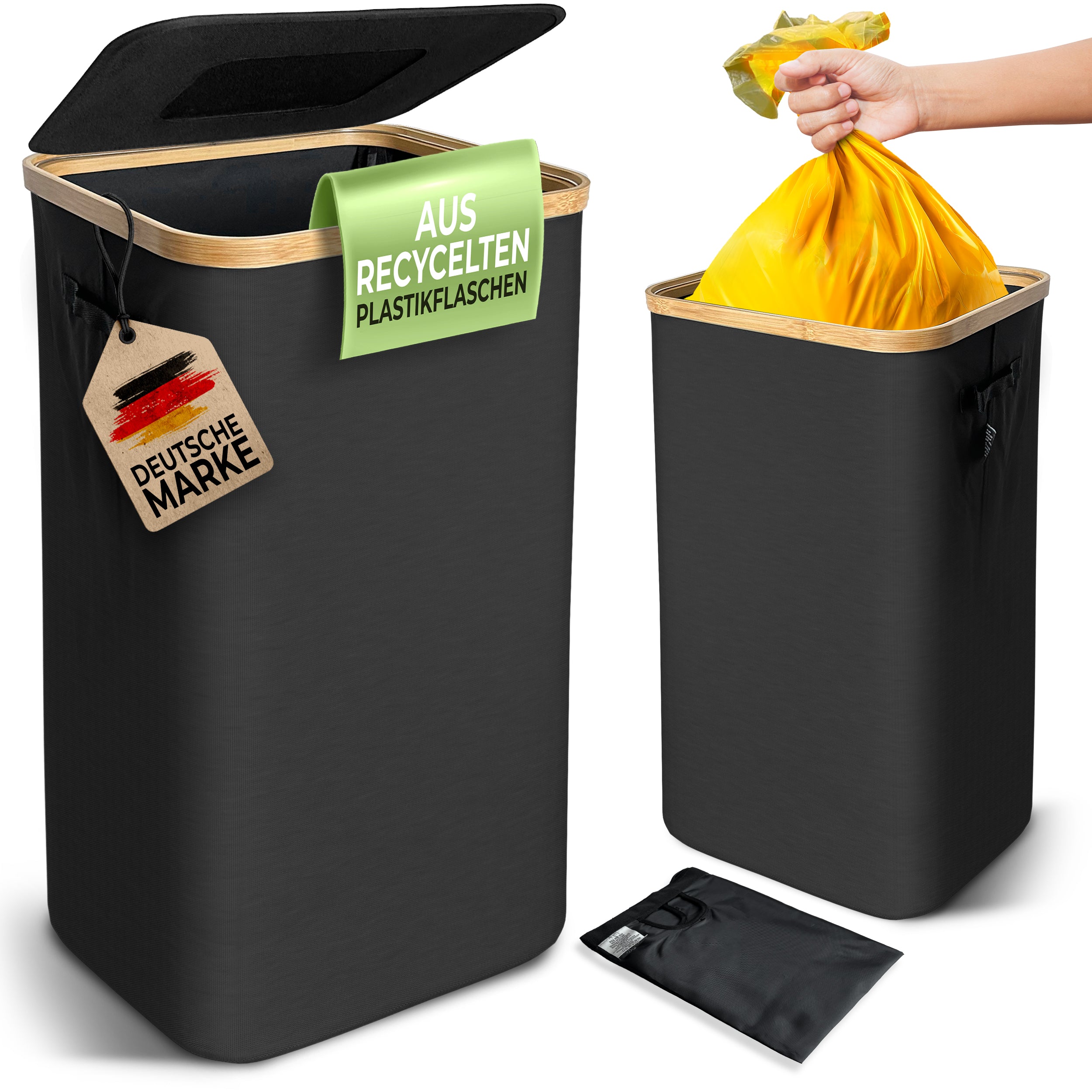 Gelber Sack Ständer [inkl. waschbarer Innentasche] - 100 L