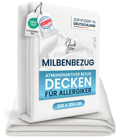 Milbenbezug Bettdecke [Zertifiziert in Deutschland]