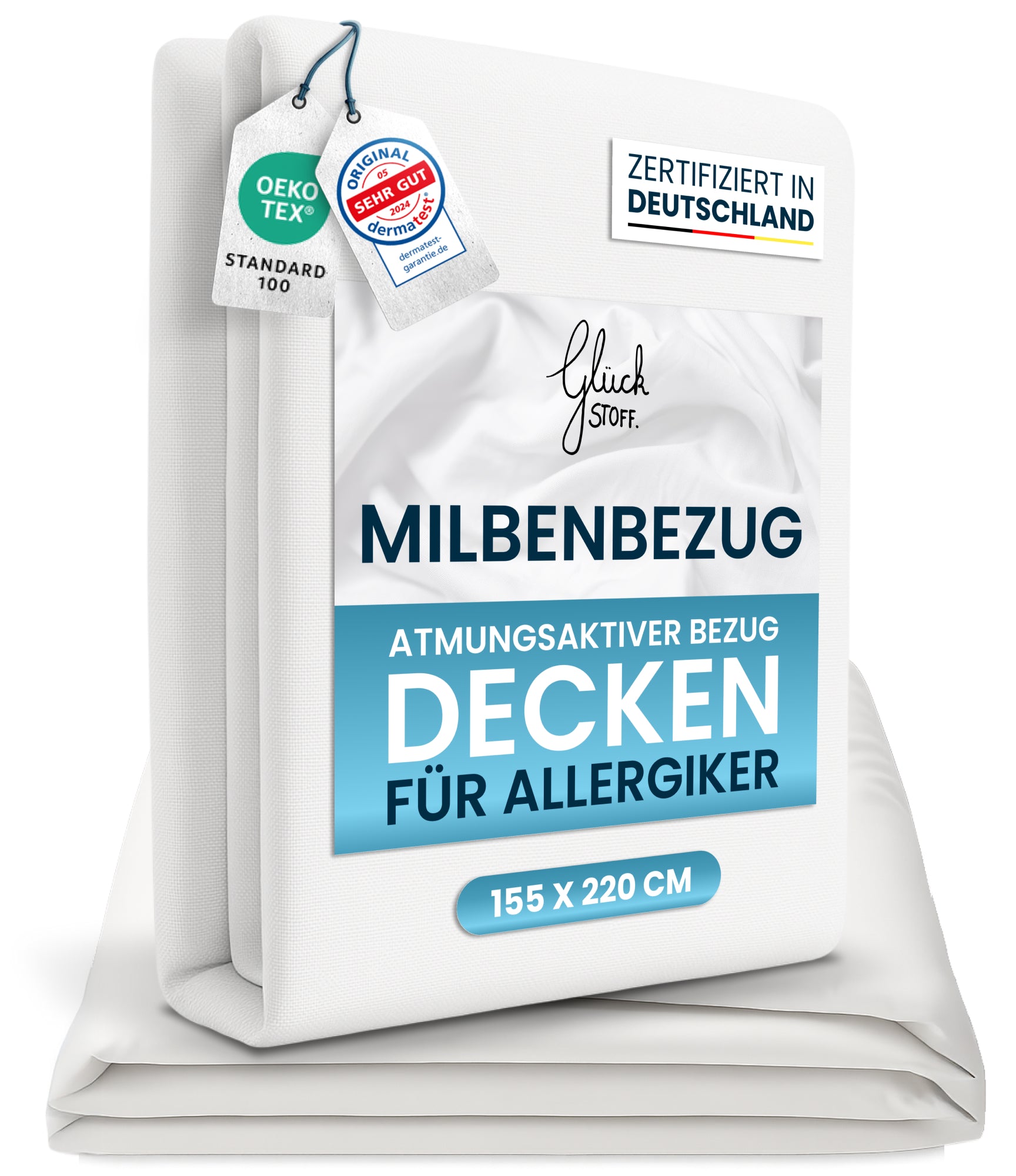 Milbenbezug Bettdecke [Zertifiziert in Deutschland]