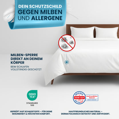 Milbenbezug Bettdecke [Zertifiziert in Deutschland]