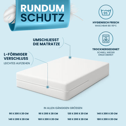 Milbenbezug Matratze [Zertifiziert in Deutschland]
