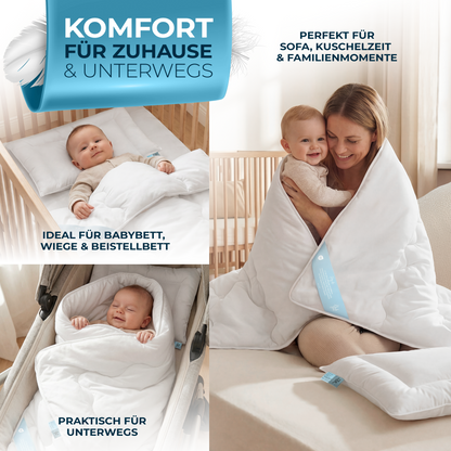 Baby Schlafset – Decke & Kissen [OEKO-TEX zertifiziert]