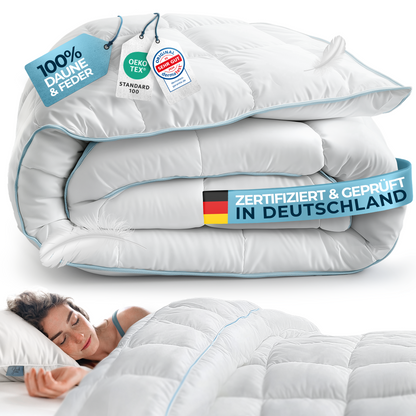 Ganzjahres-Daunendecke [Made in Germany]